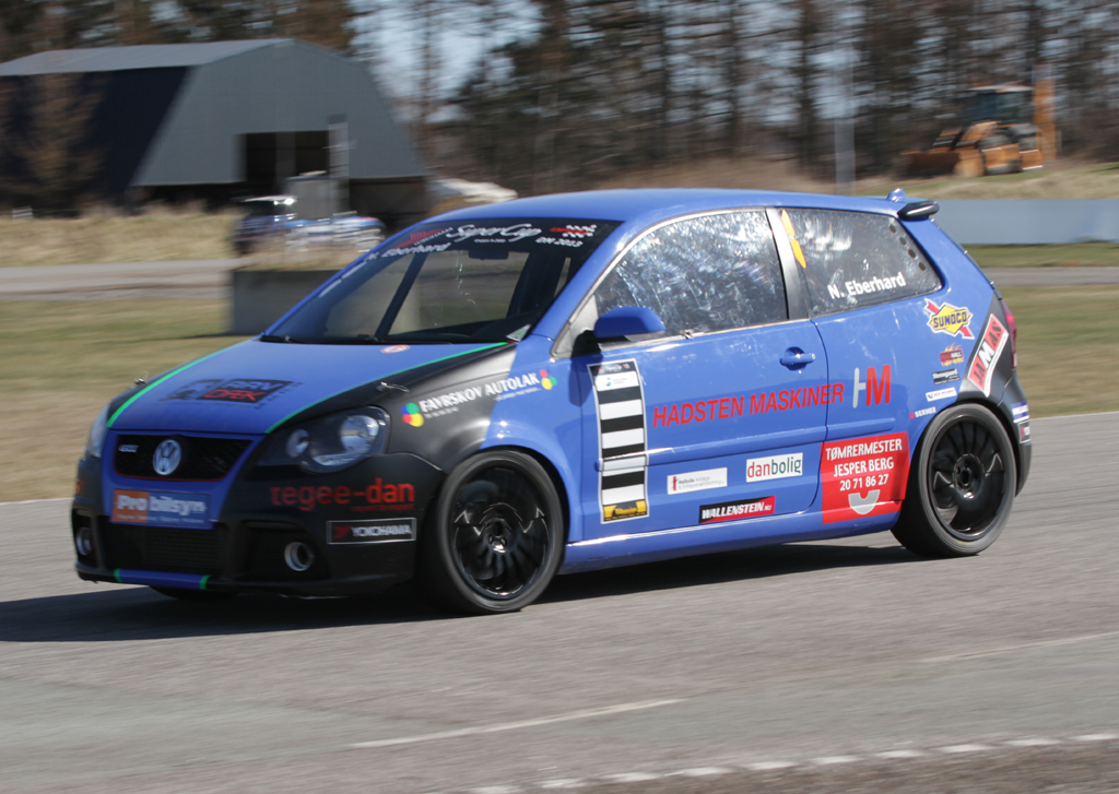 En pole placering førte til en sejr for Nicolai Eberhard
(Foto: Motorsporten.dk)